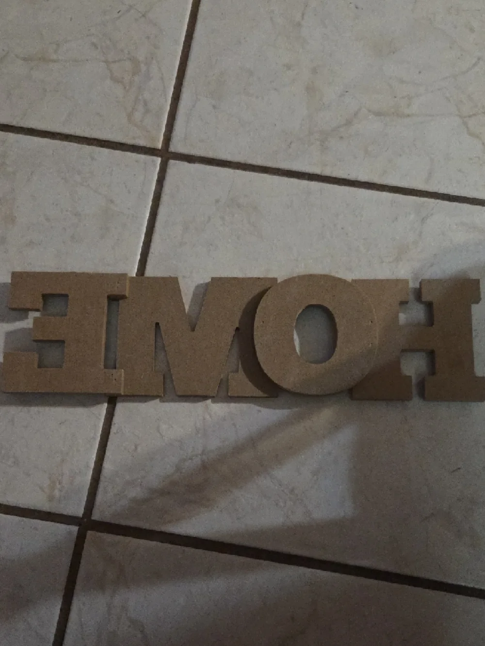 HOME Wooden Wall Sign in Blue, Green, White - Brand: